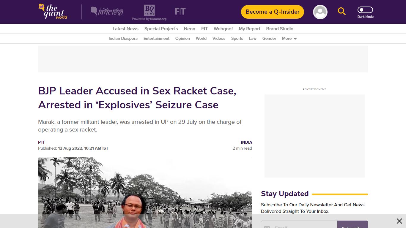 Charged In New Case, Meghalaya BJP Leader Bernard N Marak Back In ...